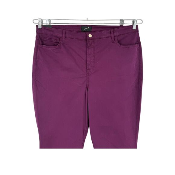 Jen7 Jeans straight leg denim purple size 22 - Picture 3 of 8